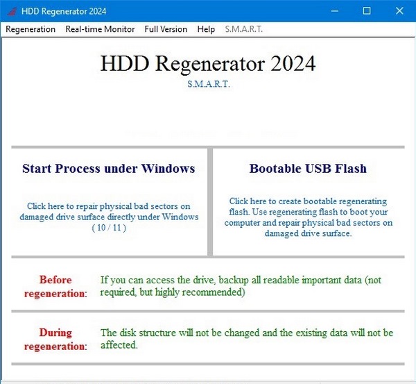 HDD Regenerator 2024 v20.24.0.0 Win x64 Anglais + Crack + Serial