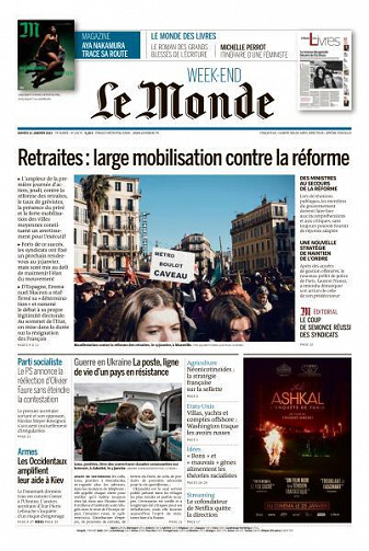Le Monde + Magazine du 21 Janvier 2023