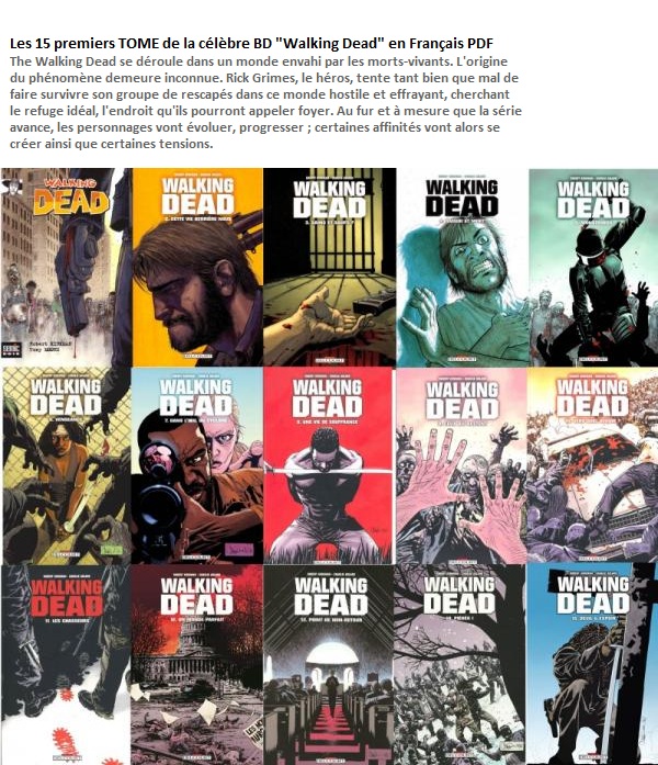 Walking Dead BD Tomes 1-15 FRENCH PDF